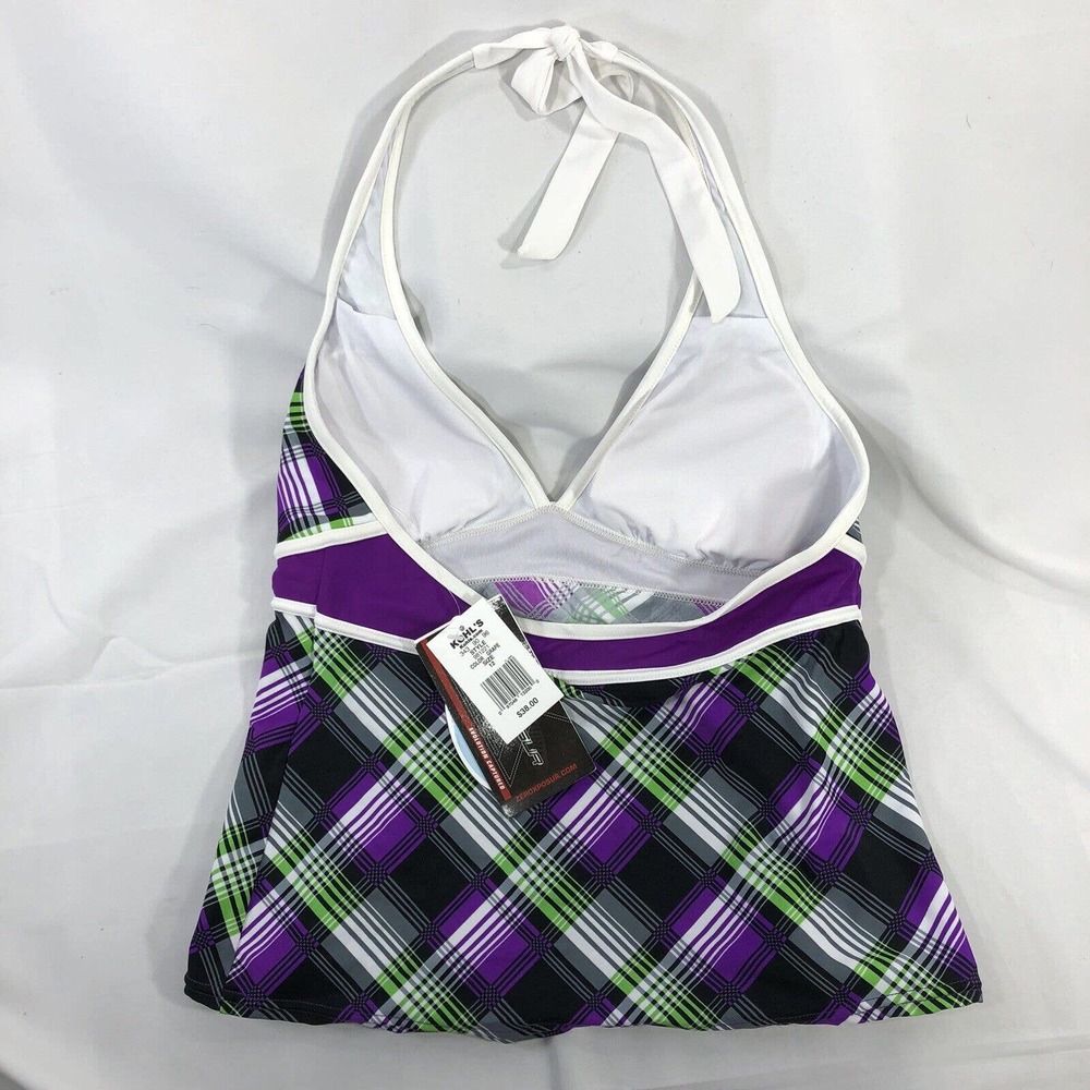 Zeroxposur Surf Active Swimwear Womens Top Purple Size 12 New w/ Tags Tank Top - Picture 3 of 12